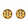 新品 トリーバーチ TORY BURCH ピアス キラ トリーゴールド/バーガン