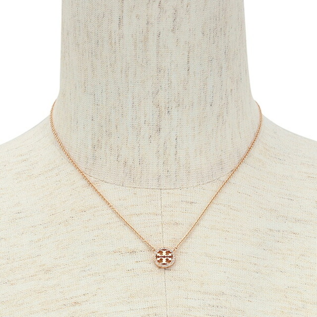 Tory Burch(トリーバーチ)の新品 トリーバーチ TORY BURCH ネックレス ミラー ローズゴールド/クリスタル レディースのアクセサリー(ネックレス)の商品写真