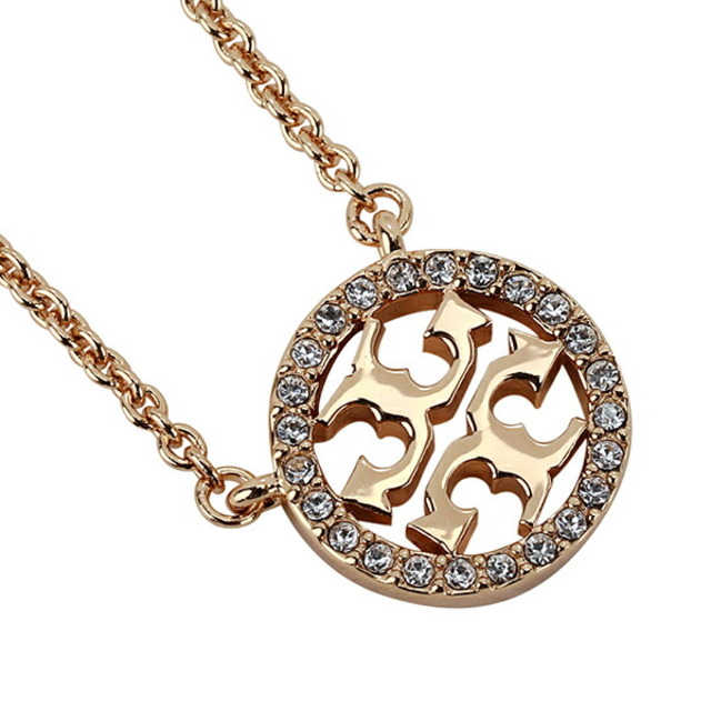 Tory Burch(トリーバーチ)の新品 トリーバーチ TORY BURCH ネックレス ミラー トリーゴールド/クリスタル レディースのアクセサリー(ネックレス)の商品写真