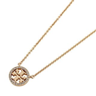 トリーバーチ(Tory Burch)の新品 トリーバーチ TORY BURCH ネックレス ミラー トリーゴールド/クリスタル(ネックレス)