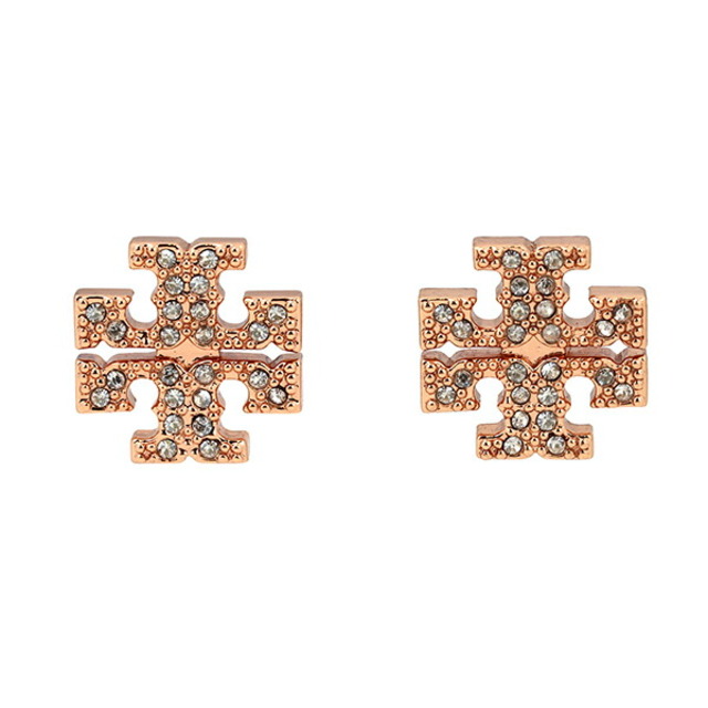 Tory Burch(トリーバーチ)の新品 トリーバーチ TORY BURCH ピアス キラ ローズゴールド/クリスタル レディースのアクセサリー(ピアス)の商品写真