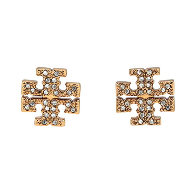 Tory Burch(トリーバーチ)の新品 トリーバーチ TORY BURCH ピアス キラ トリーゴールド/クリスタル レディースのアクセサリー(ピアス)の商品写真