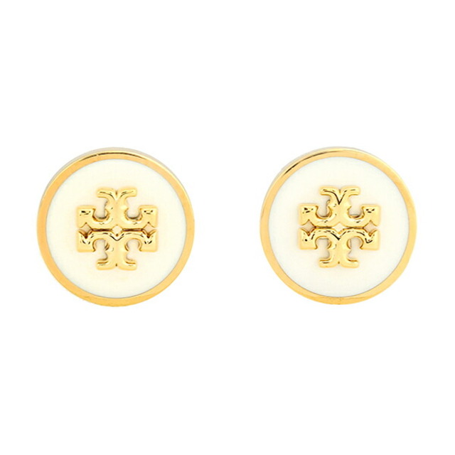 新品 トリーバーチ TORY BURCH ピアス キラ エナメル トリーゴールド ...