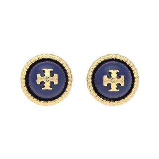 トリーバーチ(Tory Burch)の新品 トリーバーチ TORY BURCH ピアス  ネイビー 紺(ピアス)