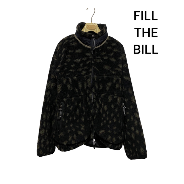 FILL THE BILL(フィルザビル)の●【極美品】FILL THE BILL/ボアフリースジャケット/レオパード● レディースのジャケット/アウター(ブルゾン)の商品写真