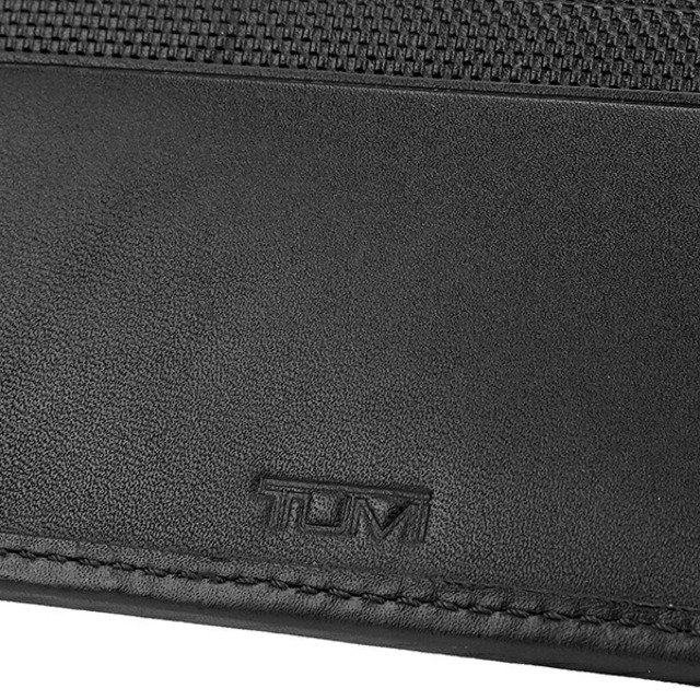 新品 トゥミ TUMI 2つ折り財布 アルファ ブラック