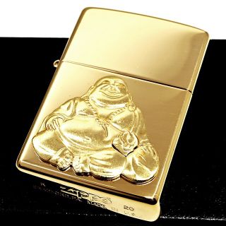 ジッポー(ZIPPO)のZIPPO 七福神 布袋様 金タンク ブラスポリッシュ ジッポー ライター(その他)