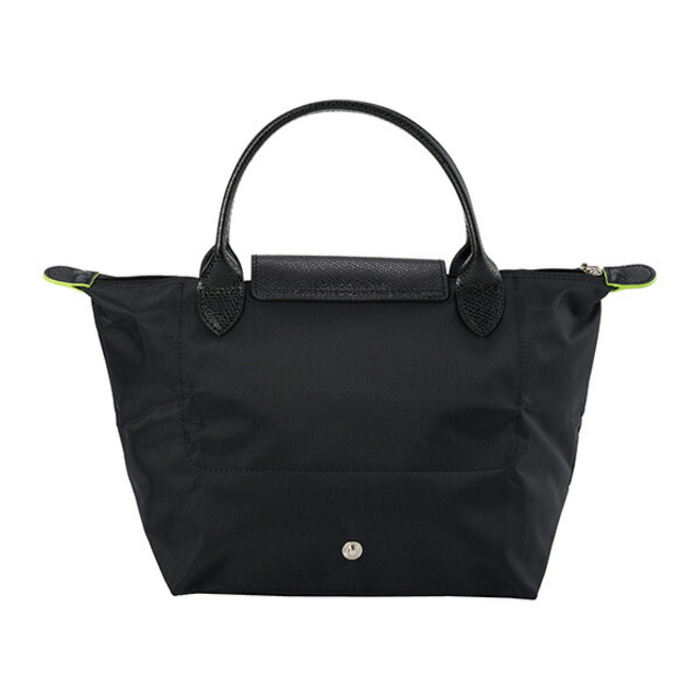 LONGCHAMP(ロンシャン)の新品 ロンシャン LONGCHAMP ハンドバッグ ル プリアージュ グリーン TOP HANDLE Sサイズ ブラック 黒 レディースのバッグ(ハンドバッグ)の商品写真