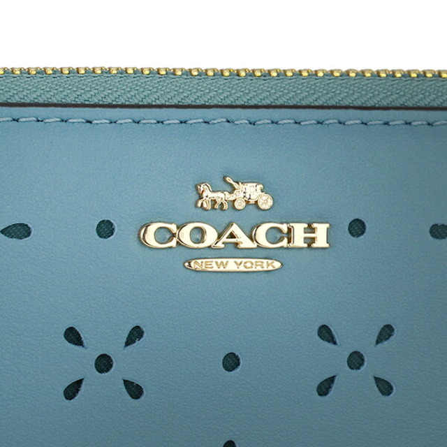 新品 コーチ COACH 長財布(ラウンドファスナー) ロング ジップ アラウンド ウォレット マリーン 5