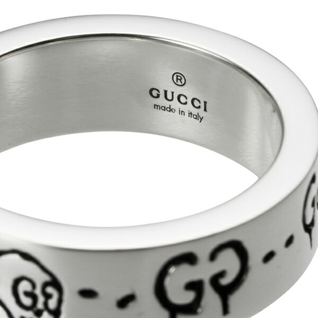 Gucci(グッチ)の新品 グッチ GUCCI リング グッチゴースト アルジェント ＃10 レディースのアクセサリー(リング(指輪))の商品写真