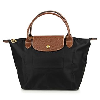 ロンシャン(LONGCHAMP)の新品 ロンシャン LONGCHAMP ハンドバッグ ル プリアージュ TOP-HANDLE Sサイズ ブラック 黒(ハンドバッグ)