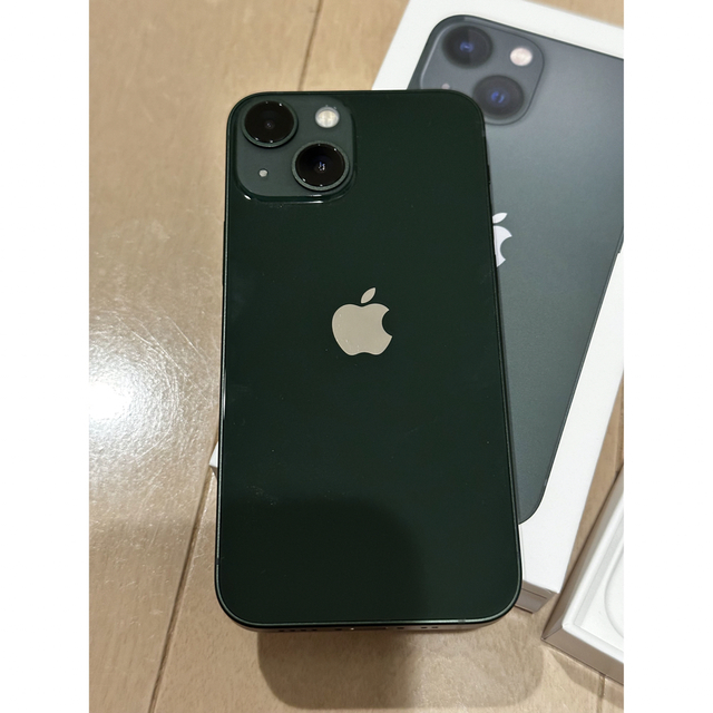 iPhone13 mini グリーン 128G au版SIMフリー ほぼ新品