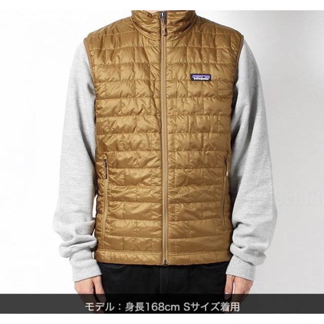 パタゴニアpatagoniaメンズナノパフベスト84242MULCHBROWN 最善 12152