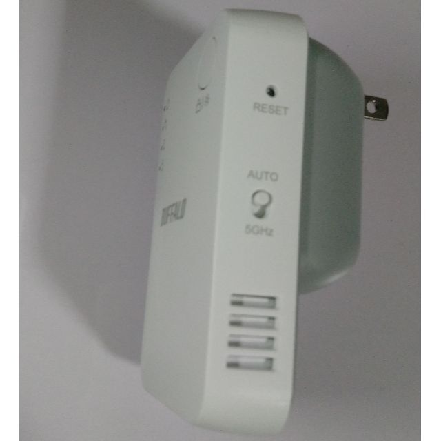 BUFFALO WiFi 無線LAN中継機 WEX-1166DHPS 正常動作品 スマホ/家電/カメラのPC/タブレット(PC周辺機器)の商品写真