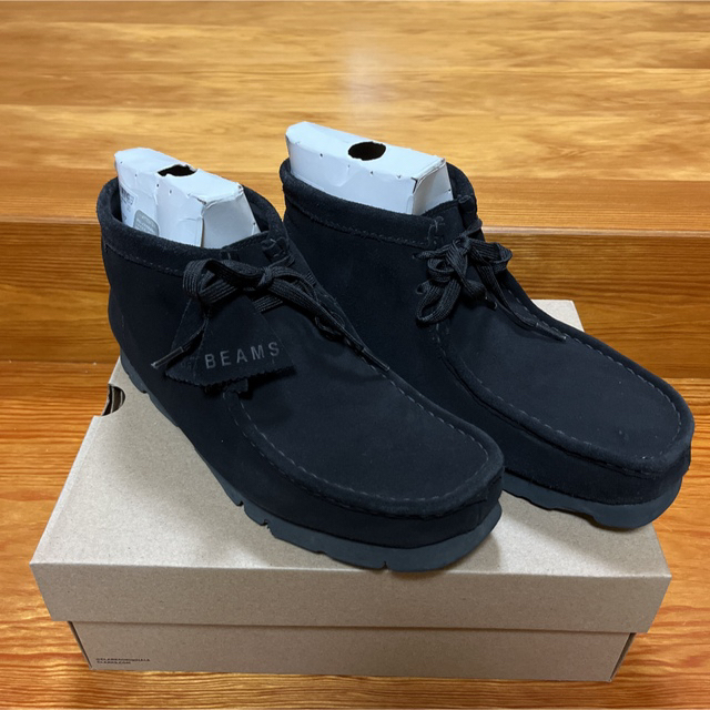 BEAMS(ビームス)のClarks×BEAMS 別注ワラビー　GORE-TEX（R）ブラック（9） メンズの靴/シューズ(ブーツ)の商品写真