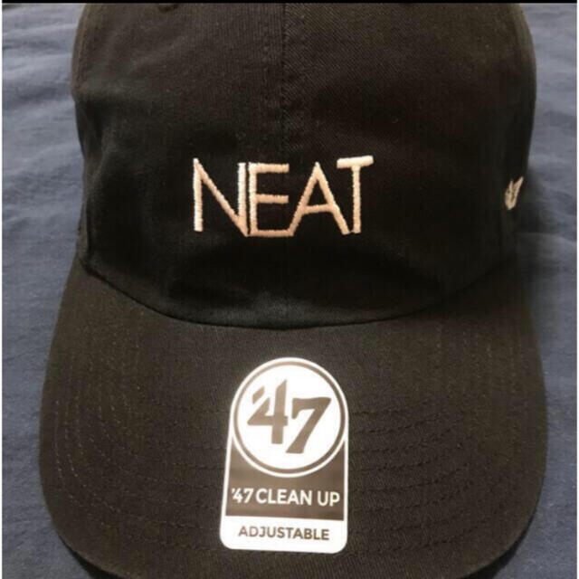 47 NEAT ニート　ブラック　キャップ　帽子
