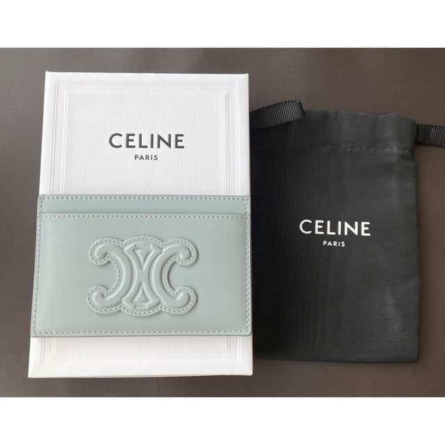 【美品】CELINE セリーヌ カードホルダー キュイル トリオンフ