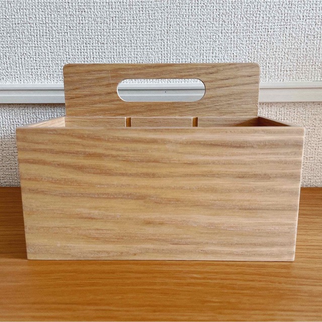 MUJI (無印良品)(ムジルシリョウヒン)の無印良品木製ツールボックス インテリア/住まい/日用品のインテリア小物(小物入れ)の商品写真