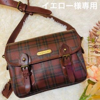 ポロラルフローレン(POLO RALPH LAUREN)の美品✳︎Polo Ralph Lauren ショルダーバッグ PVC チェック(ショルダーバッグ)