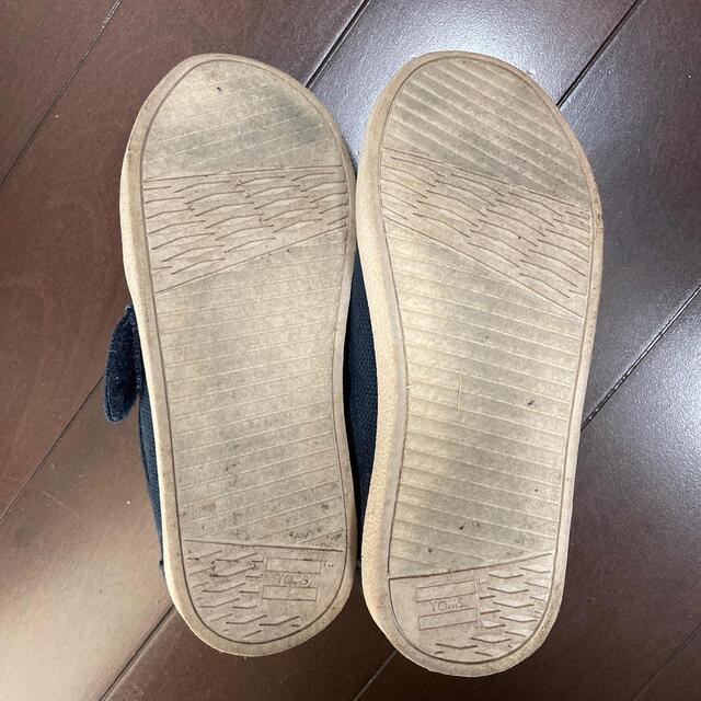 TOMS(トムズ)のTOMS Avalon Navy Burlap   トムズ　17センチ キッズ/ベビー/マタニティのキッズ靴/シューズ(15cm~)(スリッポン)の商品写真