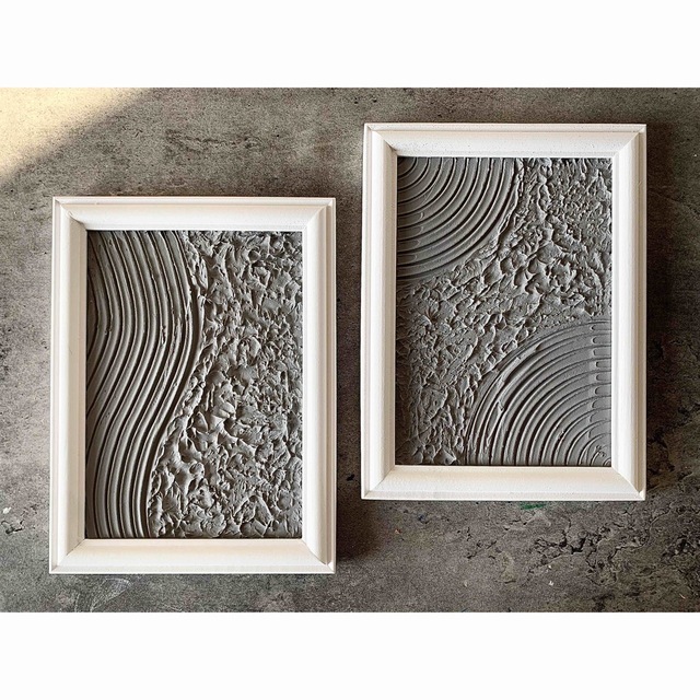 現代アート 30×30㎝ wave アートパネル モダン 抽象画 インテリア