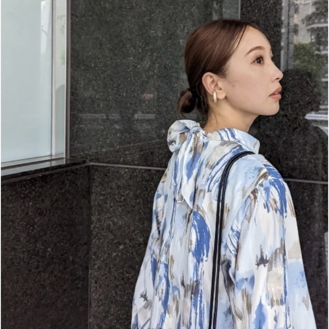 村岡美里×y/m アート柄ワンピース