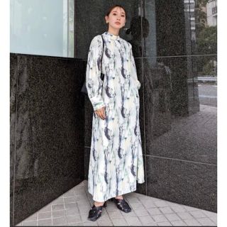村岡美里×y/m アート柄ワンピース