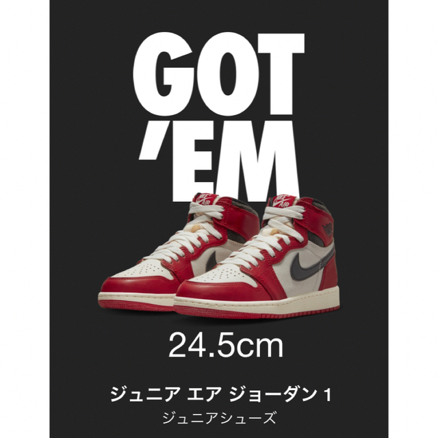 未使用❗️AIR Jordan 1 HIGH OG 24.5 シカゴ245新品未使用スタイル