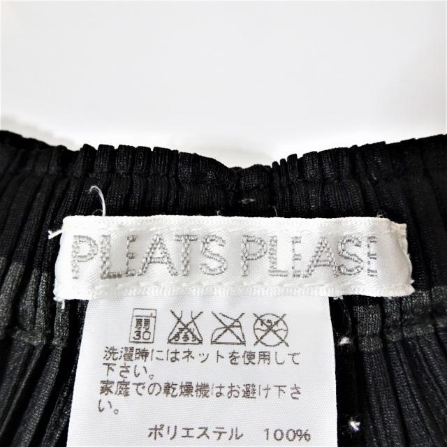 プリーツプリーズ パンツ サイズ2 M - 黒