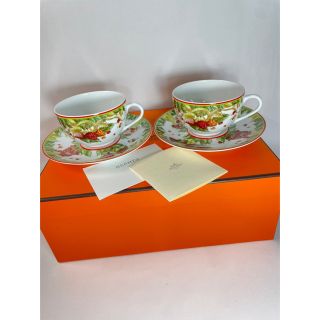 Hermes - エルメス ピタゴラス カップ&ソーサー 2セット 希少☆新品.未