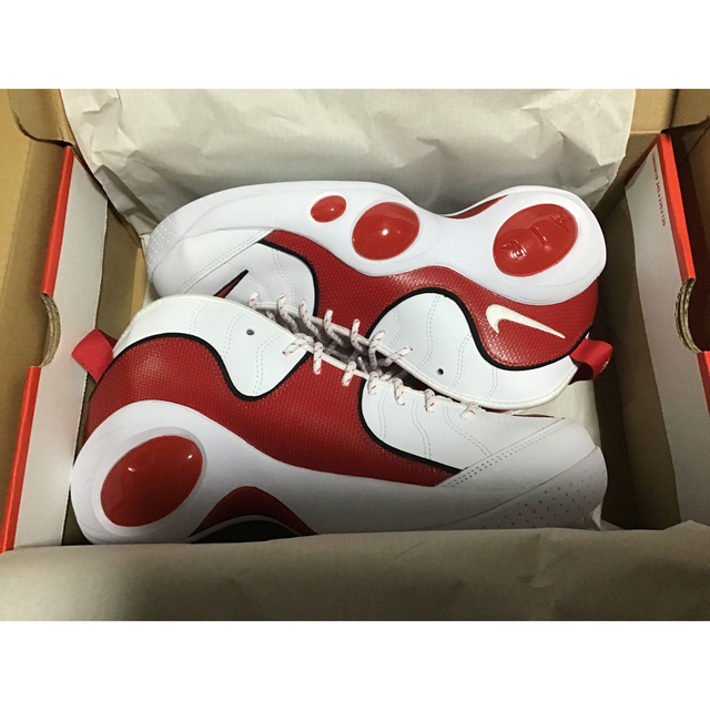 NIKE(ナイキ)のNIKE AIR ZOOM FLIGHT 95 WHITE TRUE RED メンズの靴/シューズ(スニーカー)の商品写真