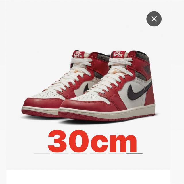 Nike Air Jordan 1 High OG chicago 30センチ