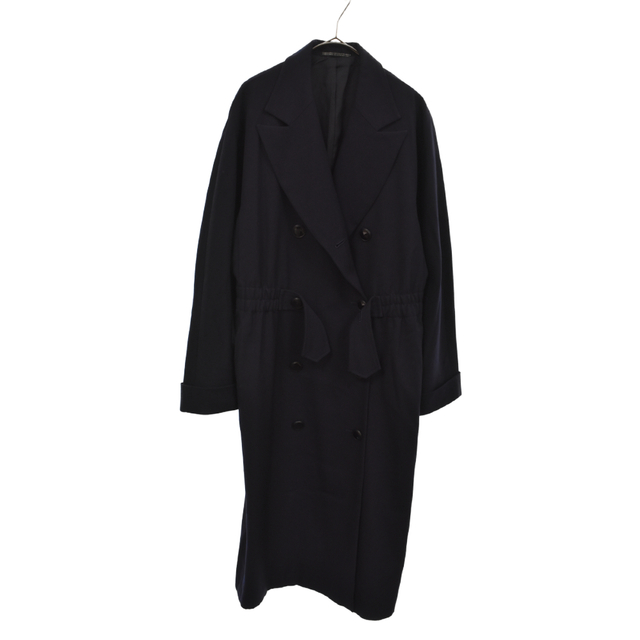 【初回限定お試し価格】 Yamamoto Yohji - ネイビー ギャザーコート ウールギャバ 80s ヨウジヤマモト Yamamoto Yohji フライトジャケット