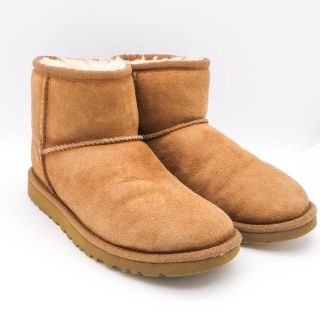 アグ(UGG)の《人気》UGG ムートンブーツ キャメル スエード レザー 22.0cm(ブーツ)