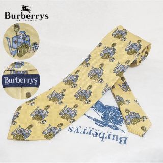 バーバリー(BURBERRY)の【稀少 美品】バーバリー　ネクタイ トラベル 旅行 鞄 ノバチェック アラ商事(ネクタイ)