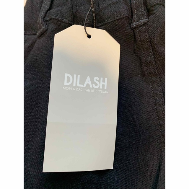 DILASH(ディラッシュ)のこども用　DILASHの黒パンツ キッズ/ベビー/マタニティのキッズ服男の子用(90cm~)(パンツ/スパッツ)の商品写真