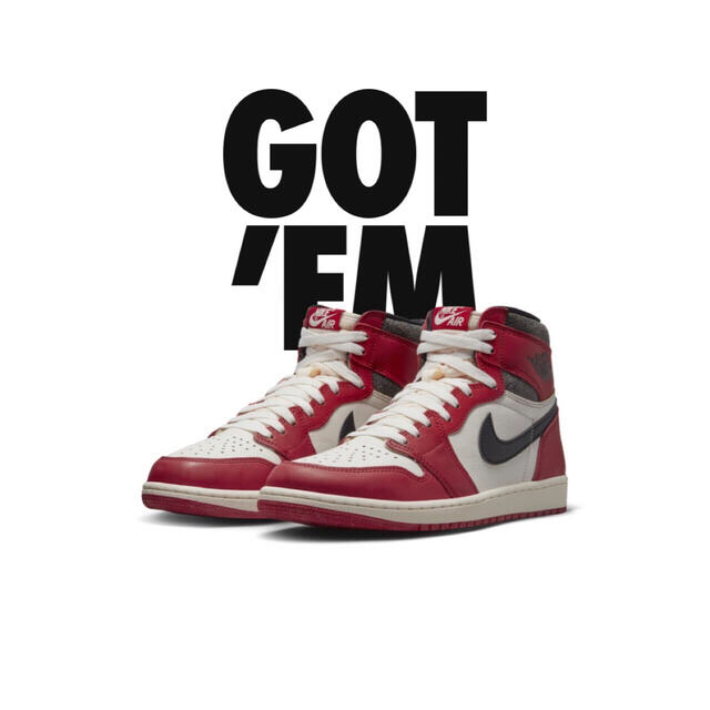 【送料無料】新品NIKE AIR JORDAN 1 CHICAGO 26.5cm