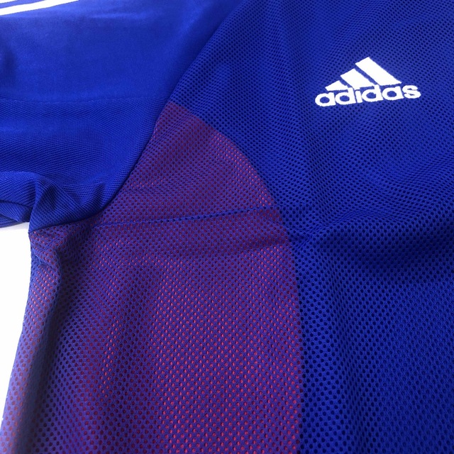 adidas(アディダス)のadidas 2002フランス代表ユニフォーム　ZIDANE  #10 スポーツ/アウトドアのサッカー/フットサル(ウェア)の商品写真