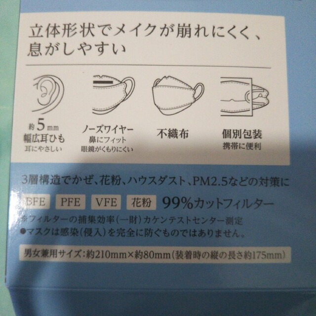 6種類！カラーマスク60枚で550円！お好きなカラーを選べます！即日発送します！ インテリア/住まい/日用品の日用品/生活雑貨/旅行(防災関連グッズ)の商品写真