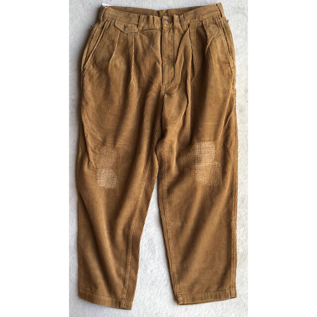 ssz 22aw repair cord pants brown M