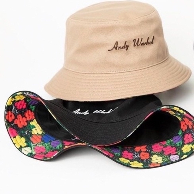 CA4LA(カシラ)のアンディ・ウォーホル・キョウト展 STAMP LOGO & FLOWER HAT メンズの帽子(ハット)の商品写真