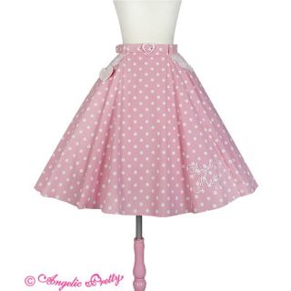 アンジェリックプリティー(Angelic Pretty)のAngelic Pretty Milkshakeドットサーキュラースカート (ひざ丈スカート)