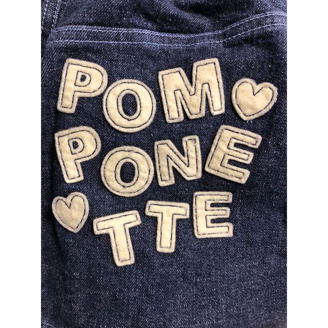 pom ponette(ポンポネット)のポンポネットジーンズ　デニムスカート150 キッズ/ベビー/マタニティのキッズ服女の子用(90cm~)(スカート)の商品写真