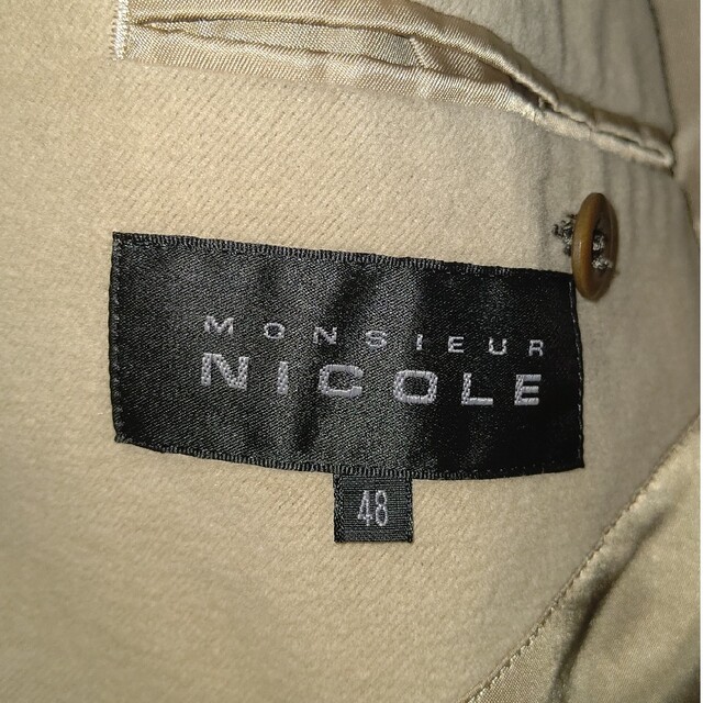 NICOLE(ニコル)の【美品】NICOLE キャメル色ジャケット メンズのジャケット/アウター(テーラードジャケット)の商品写真