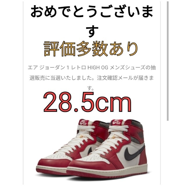 NIKE(ナイキ)のAIR JORDAN1 HIGH OG Chicago　28.5 メンズの靴/シューズ(スニーカー)の商品写真