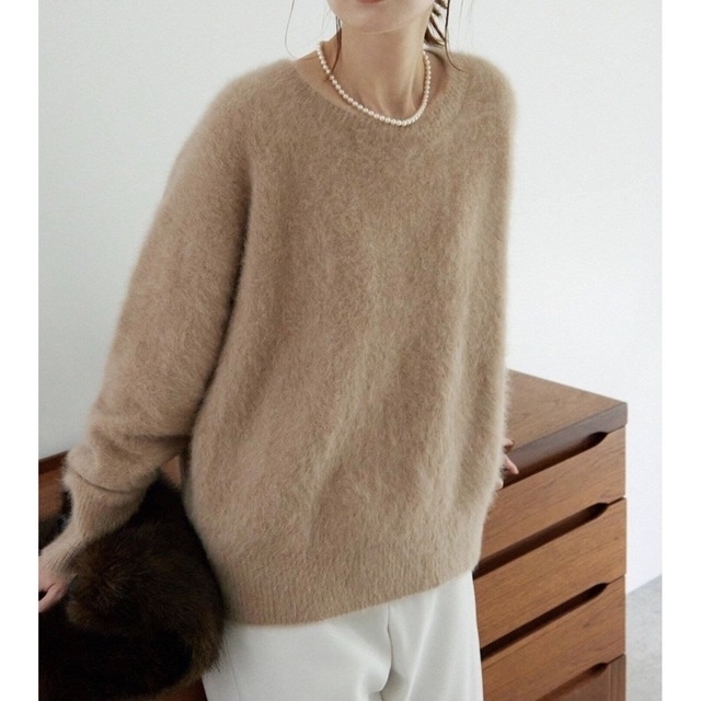 SLOBE IENAフォックスカシミヤプルオーバー lama.waykanankab.go.id