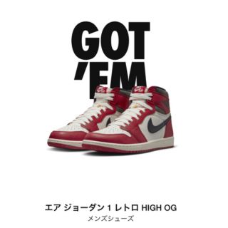 ジョーダン(Jordan Brand（NIKE）)のNIKE Air Jordan 1 Lost & Found Chicago(スニーカー)