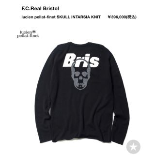 エフシーアールビー(F.C.R.B.)のlucien pellat-finet SKULL INTARSIA KNIT(ニット/セーター)