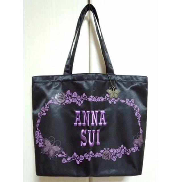 ANNA SUI(アナスイ)のアナスイ★特製チャーム付きビッグ巾着トートバッグ＊未使用 レディースのバッグ(トートバッグ)の商品写真