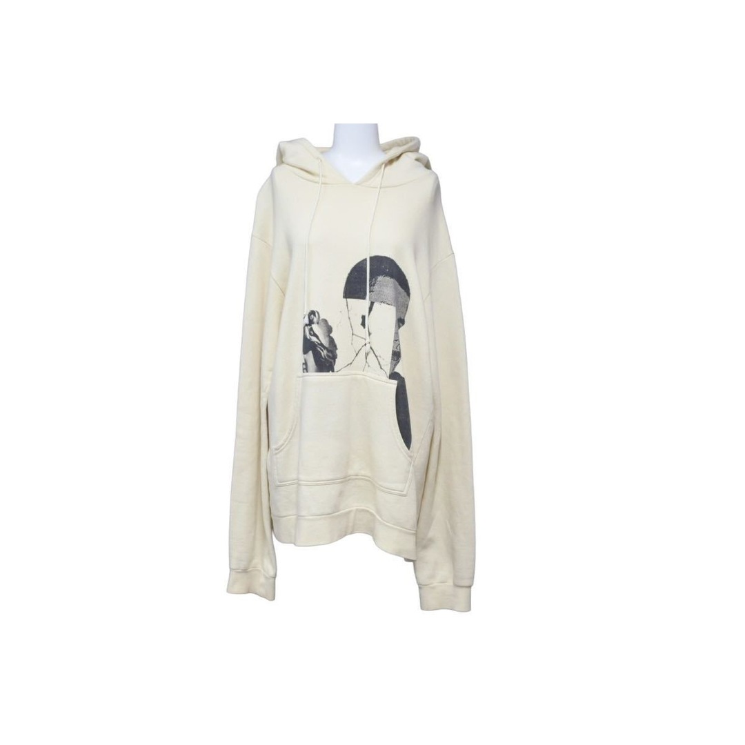 数量限定】 RAF SIMONS RAF SIMONS N34512 中古 メンズ 46 ベージュ ポルターガイスト期 アーカイブ パーカ  HOODIE MYWORLD OF HISTORY 05AW ラフシモンズ パーカー